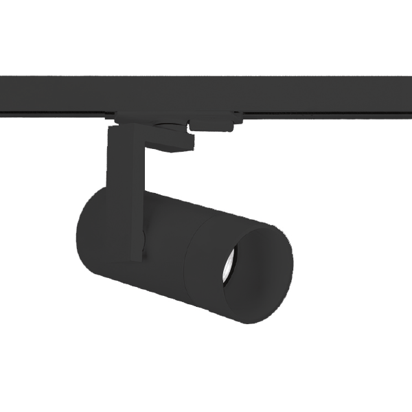 Vibe Lighting 20W Elegant 125 Single Circuit LED Track Light 4000K CRI80 - Black