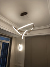 Eliptice - Titanium Gold Pendant