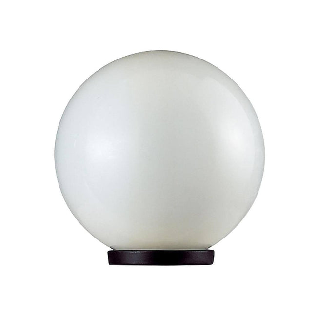 Post Bollard Top Light Opal or Smoke Sphere E27 in 20cm 25cm 30cm 40cm Domus Lighting | Alpha Lighting & Electrics
