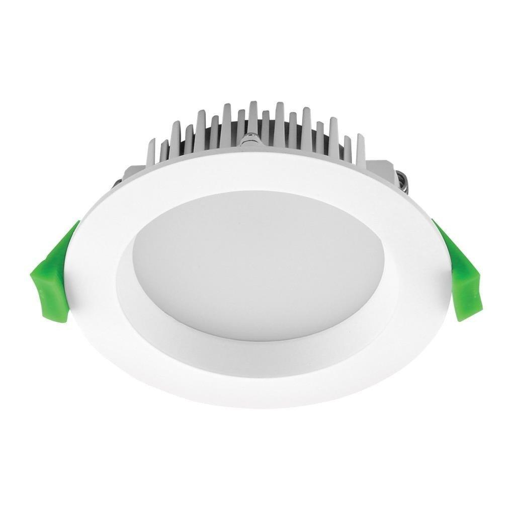 Domus Lighting DECO-13 Round 13W Dimmable LED Downlight - White Frame 