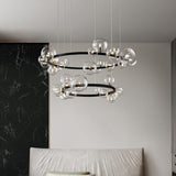 Orb Contemporary Halo Chandelier