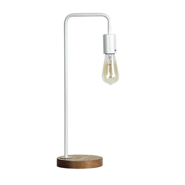 Table Lamp Brass Black Copper or White E27 in 50cm Lane Oriel Lighting - Alpha Lighting & Electrics