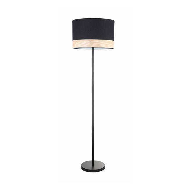 Tambura Modern Round Floor Lamp Black