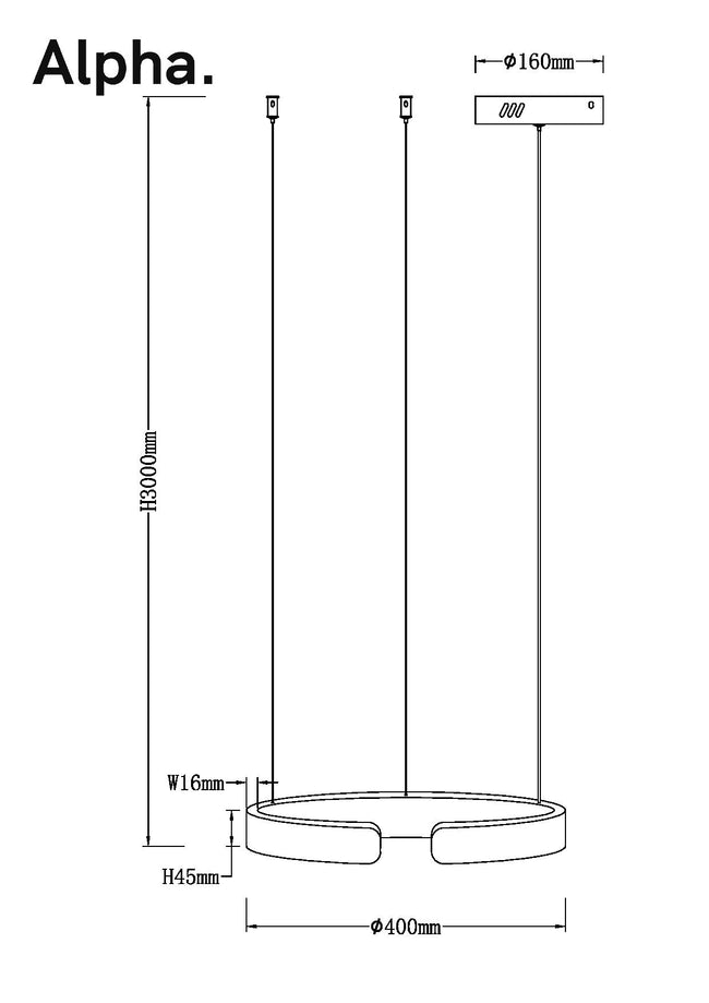 Kolo Modern Circular Pendant