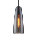 CLA Lighting Chuva Ellipse Pendant Smoke Black