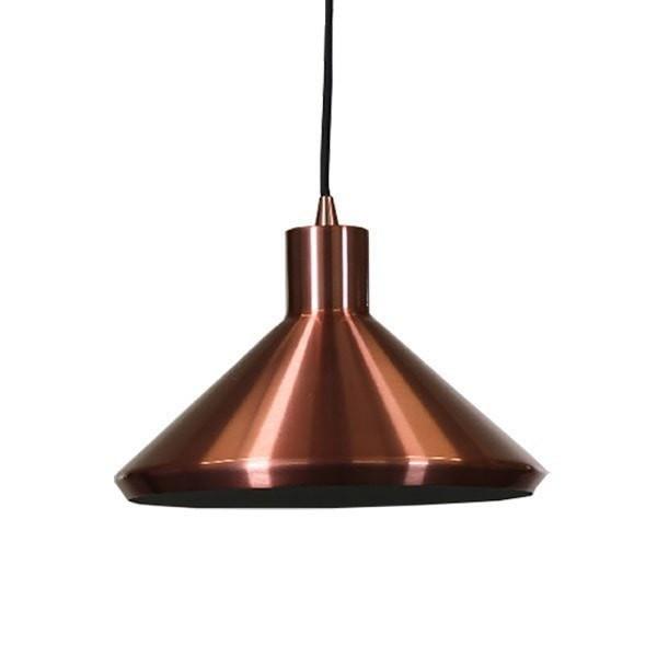 Bengt Pendant Copper 28cm She Lights | Alpha Lighting & Electrics