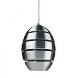 Crius Pendant in Aluminium Metal 34cm She Lights | Alpha Lighting & Electrics