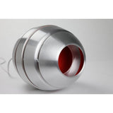 Crius Pendant in Aluminium Metal 34cm She Lights | Alpha Lighting & Electrics