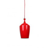 Eva Tall Pendant in Flame Red Metal 36cm She Lights - Alpha Lighting & Electrics