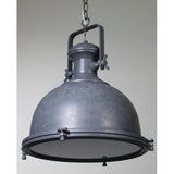 Gaia Industrial Pendant Metal 40cm She Lights | Alpha Lighting & Electrics