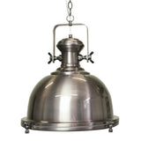 Gaia Industrial Pendant Metal 40cm She Lights | Alpha Lighting & Electrics