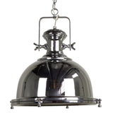Gaia Industrial Pendant Metal 40cm She Lights | Alpha Lighting & Electrics