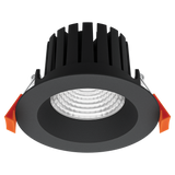 AQUA-13 Round 13W LED Dimmable IP65 Downlight Black