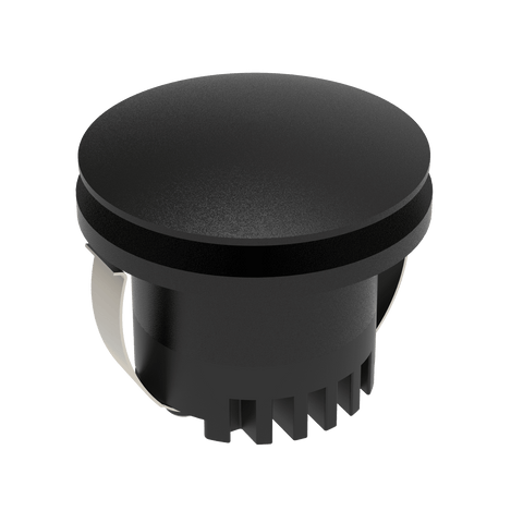 Domus Lighting Aura 240V Round Steplight Black