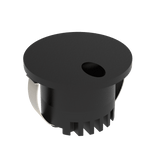 Domus Lighting Aura 24V Round Steplight Black