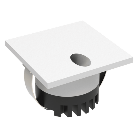 Domus Lighting Aura 240V Square Steplight White