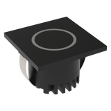 Domus Lighting Aura 240V Square Steplight Black