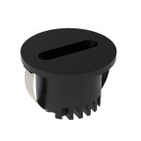 Domus Lighting Aura 240V Round Steplight Black