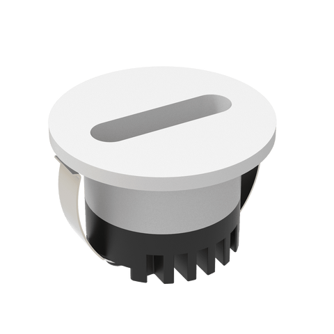 Domus Lighting Aura 24V Round Steplight White