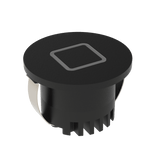 Domus Lighting Aura 240V Round Steplight Black