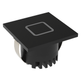 Domus Lighting Aura 24V Square Steplight Black