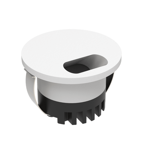 Domus Lighting Aura 240V Round Steplight White