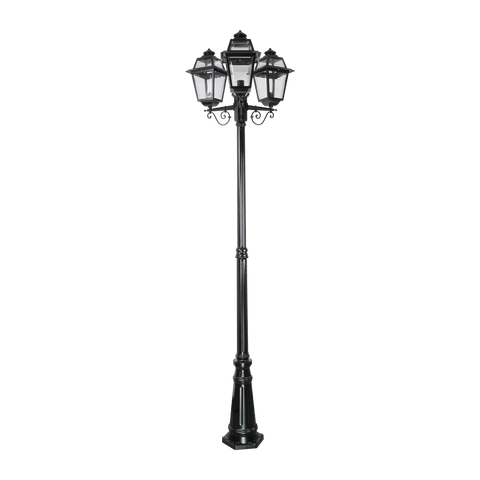 Domus Lighting Avignon 3 Light Postlight 2.4m