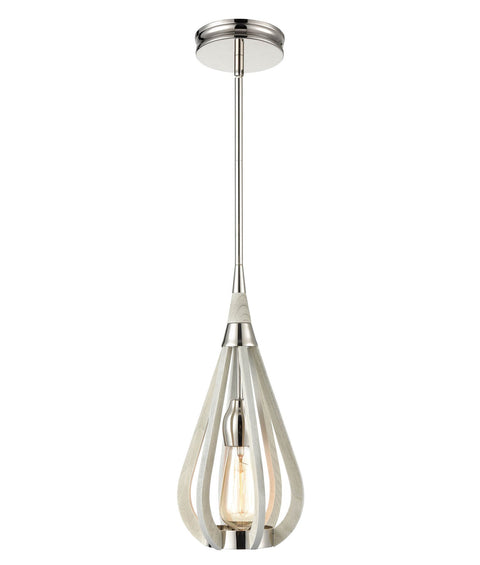 CLA Lighting Bonito Single Light Timber Pendant Winter Moss