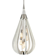 CLA Lighting Bonito 6 Light Timber Pendant Winter Moss