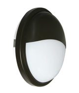 CLA Lighting LED Bulkhead 20W Round Eyelid Light in Black (3000K)