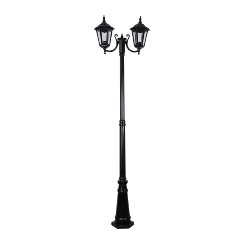 Domus Lighting Chester 2 Light Postlight 2.4m