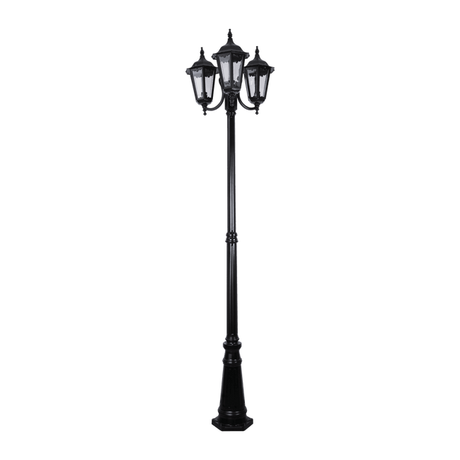 Domus Lighting Chester 3 Light Postlight 2.4m