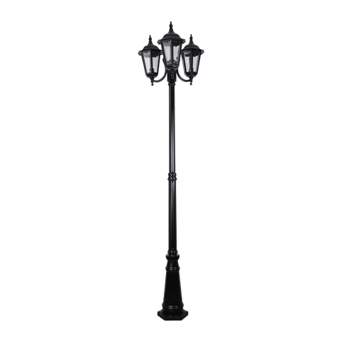 Domus Lighting Chester 3 Light Postlight 2.4m