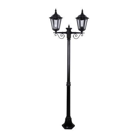Domus Lighting Chester 2 Light Postlight 2.11m