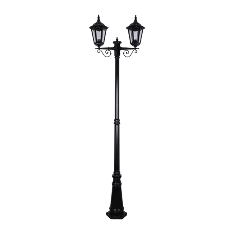 Domus Lighting Chester 2 Light Postlight 2.47m