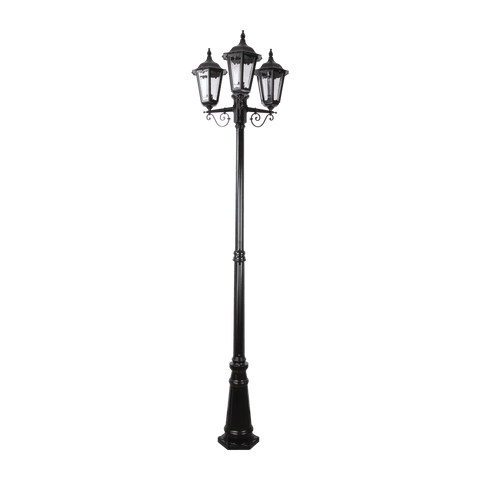 Domus Lighting Chester 3 Light Postlight 2.47m