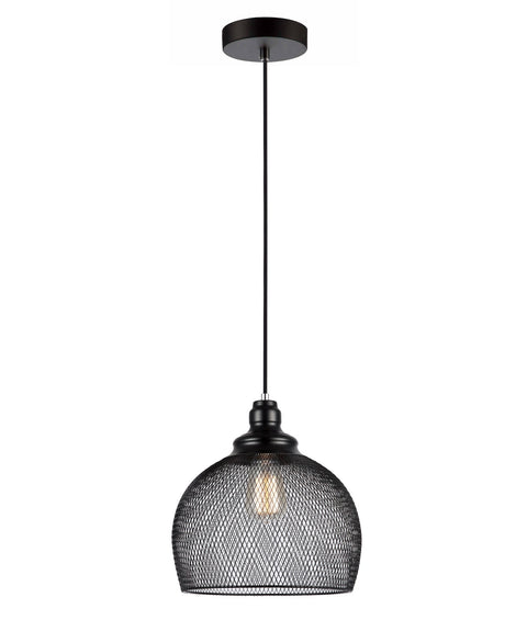 CLA Lighting Cheveux 4 Black Mesh Large Wine Glass Pendant