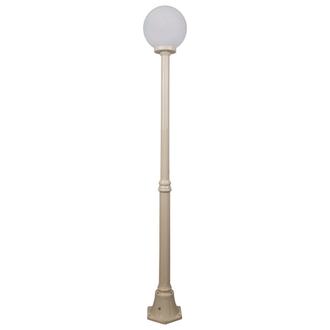 Domus Lighting Siena 1 Light Postlight 1.85m 250mm Opal