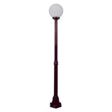Domus Lighting Siena 1 Light Postlight 1.85m 250mm Opal