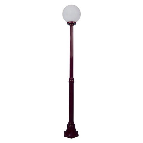 Domus Lighting Siena 1 Light Postlight 1.85m 250mm Opal