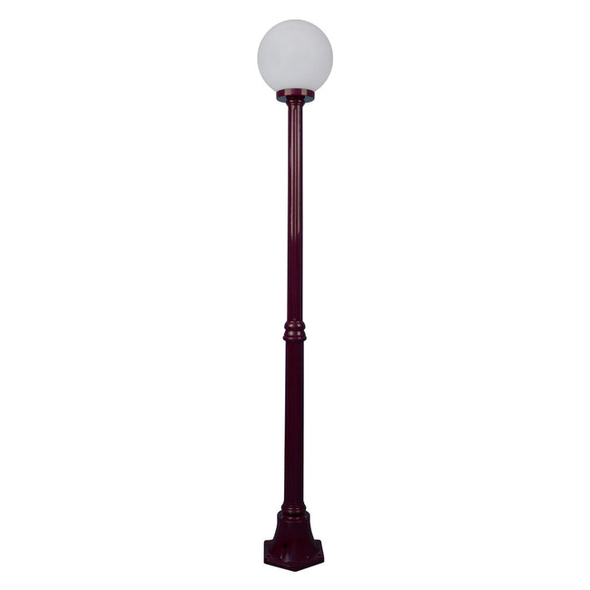 Domus Lighting Siena 1 Light Postlight 1.85m 250mm Opal