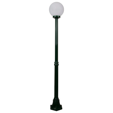 Domus Lighting Siena 1 Light Postlight 1.85m 250mm Opal