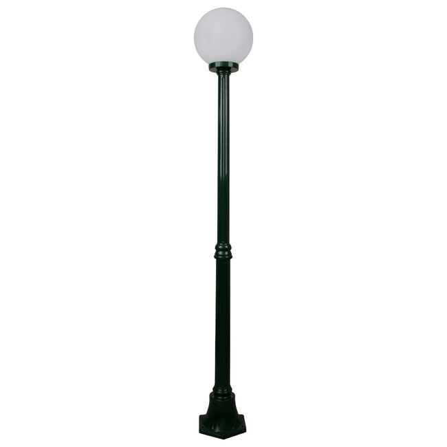 Domus Lighting Siena 1 Light Postlight 1.85m 250mm Opal