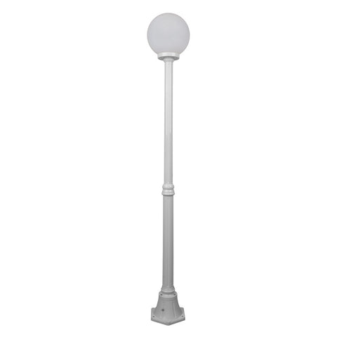 Domus Lighting Siena 1 Light Postlight 1.85m 250mm Opal