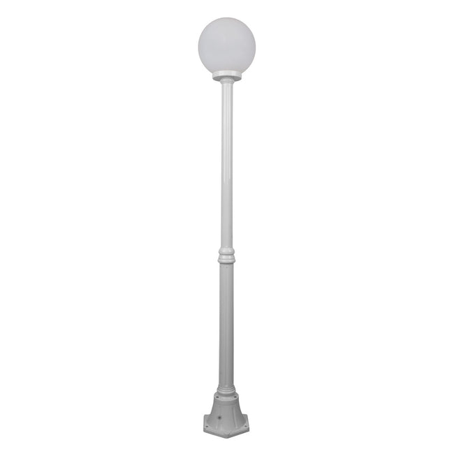 Domus Lighting Siena 1 Light Postlight 1.85m 250mm Opal