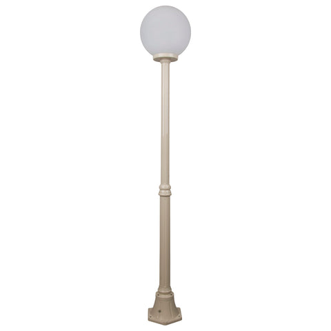 Domus Lighting Siena 1 Light Postlight 1.9m 300mm Opal