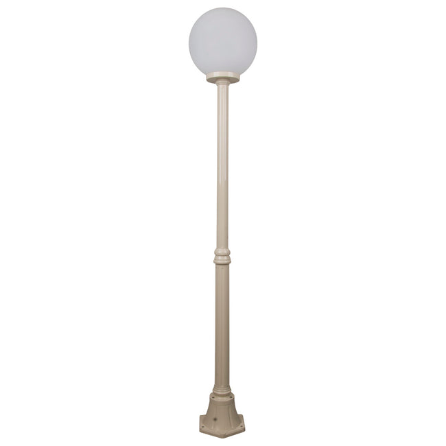 Domus Lighting Siena 1 Light Postlight 1.9m 300mm Opal