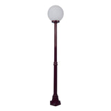 Domus Lighting Siena 1 Light Postlight 1.9m 300mm Opal