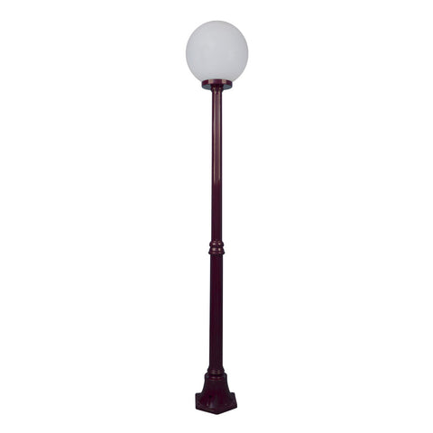 Domus Lighting Siena 1 Light Postlight 1.9m 300mm Opal