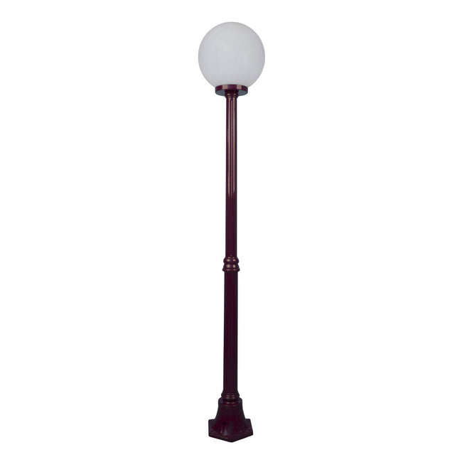 Domus Lighting Siena 1 Light Postlight 1.9m 300mm Opal